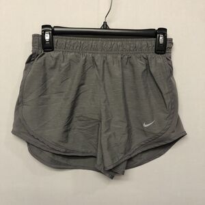 Nike Women Gym Active Running Shorts Size Small Gray B319 -20